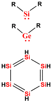 Low-valent Silicon and Germanium Compounds